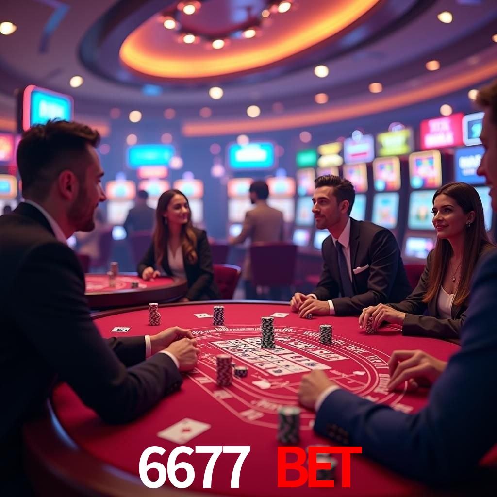 Interface do App 6677 bet